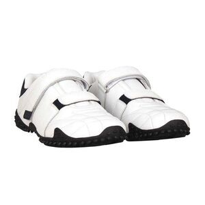 Lonsdale Childrens/Kids Fulham Leather Flat Sneakers / White/Navy
